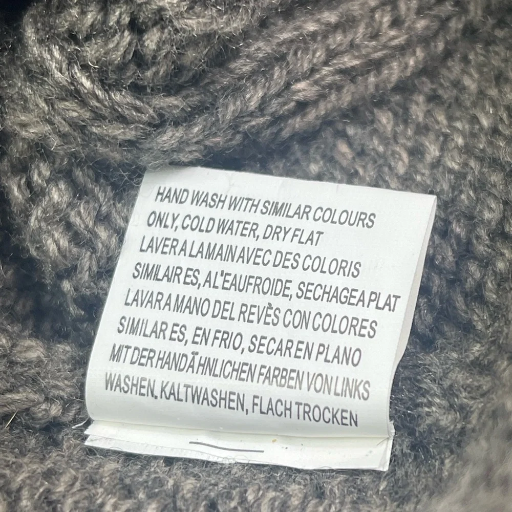 Forla Paris Cable Knit Turtleneck Sweater Dress